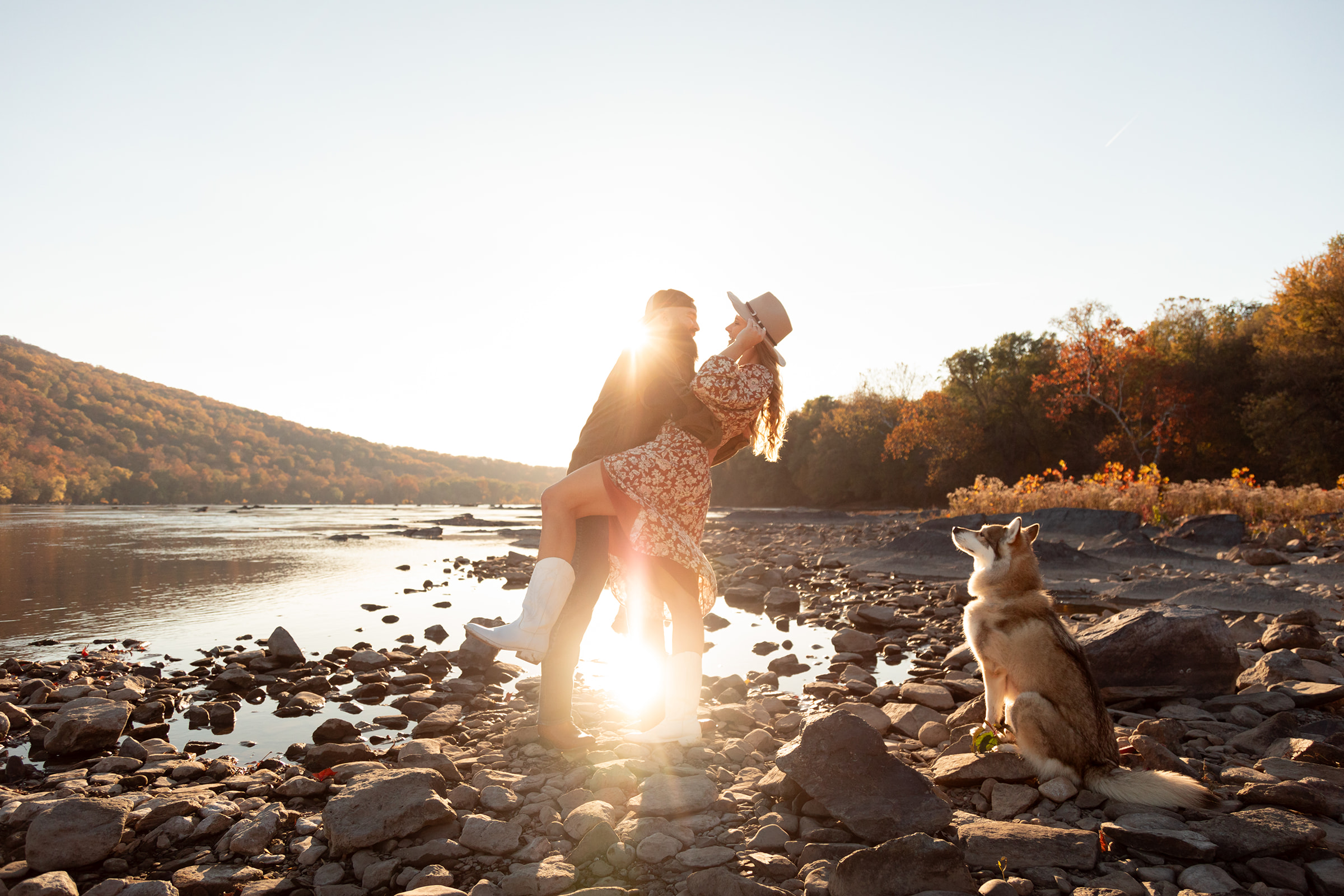 harpers ferry adventure engagement photos 