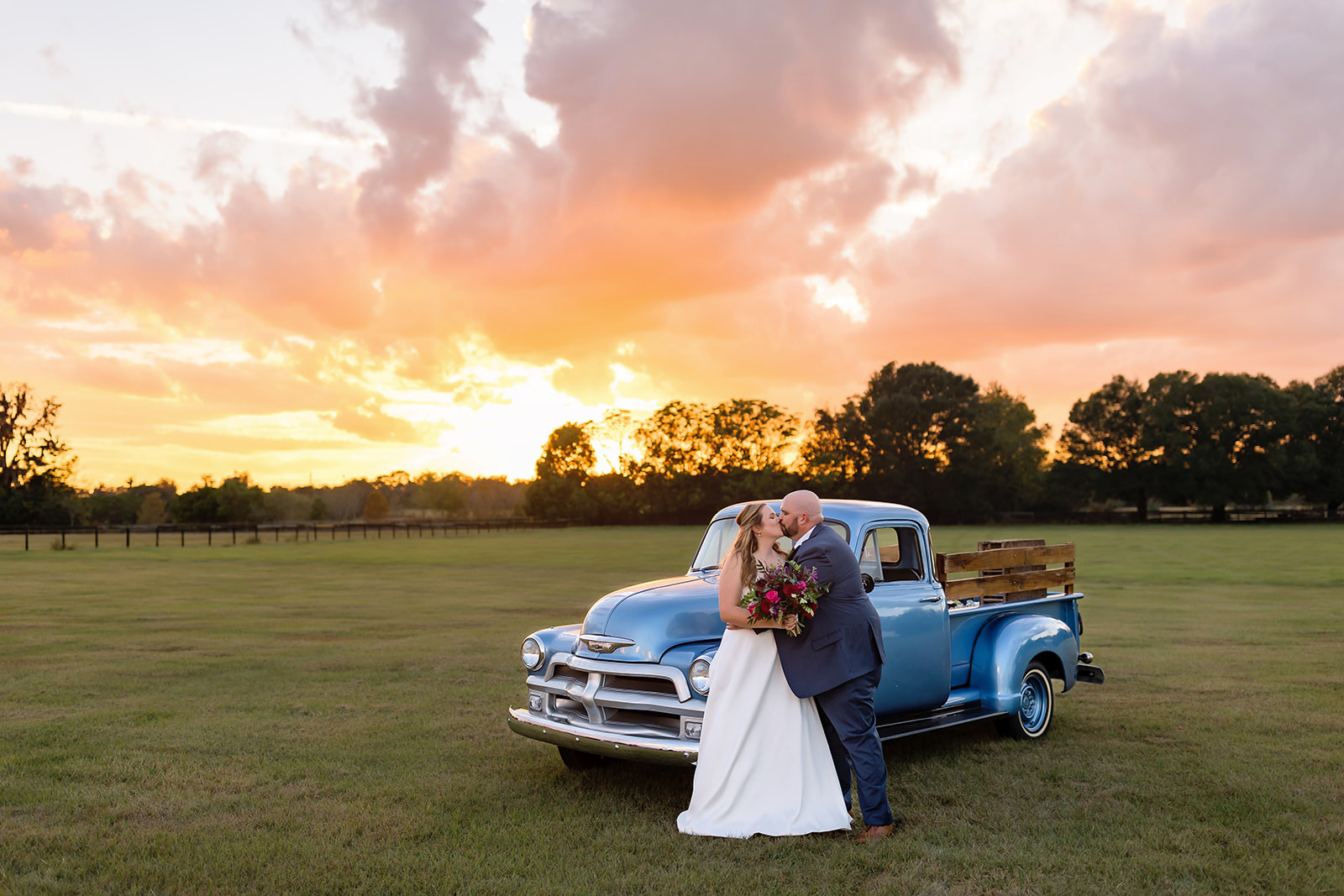 sunset wedding florida photography