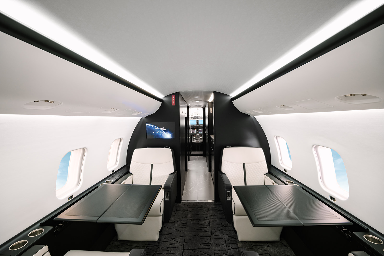 private jet interior designer branding photoshoot tampa florida