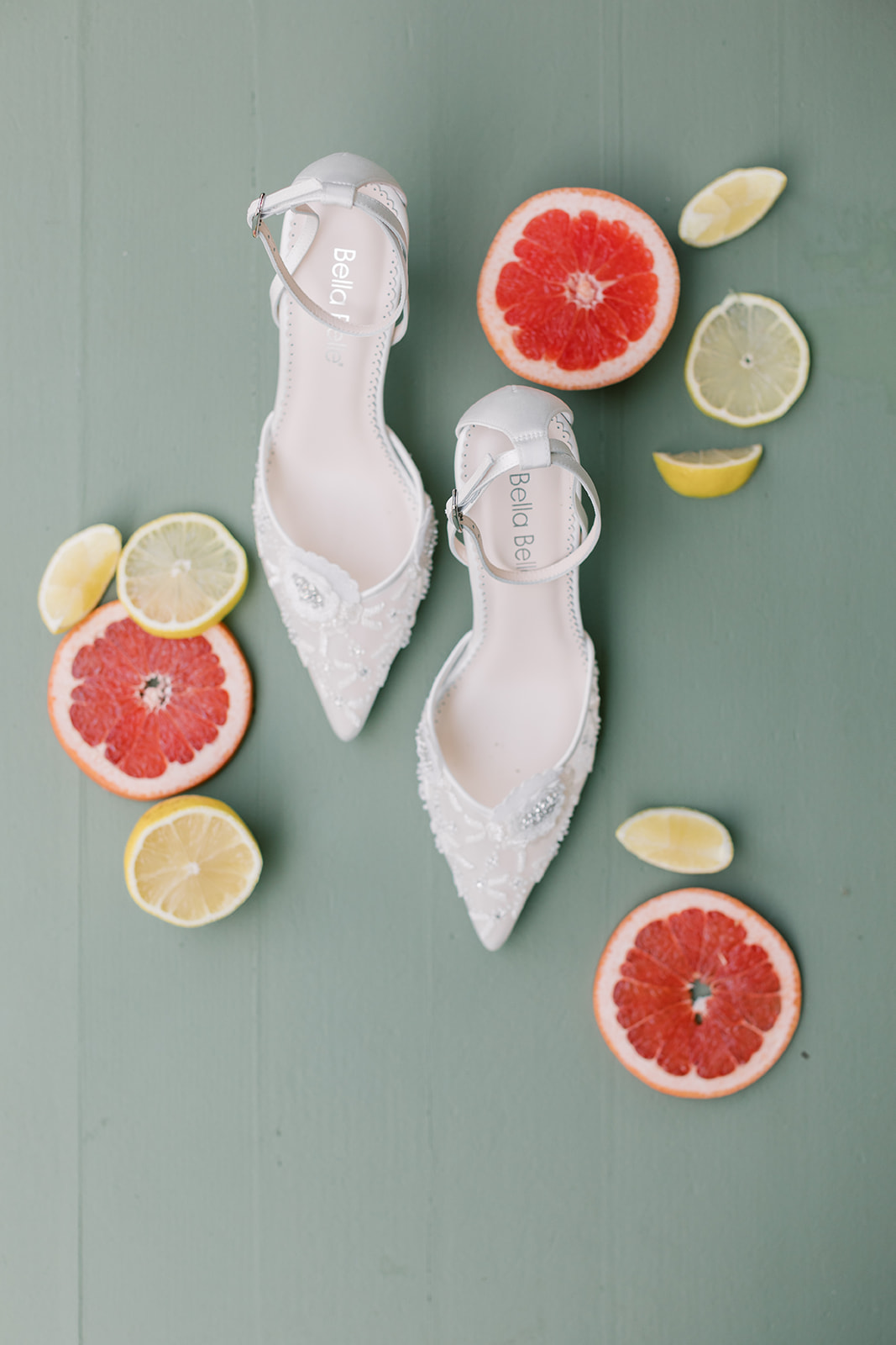 bella belle shoes with citrus accents