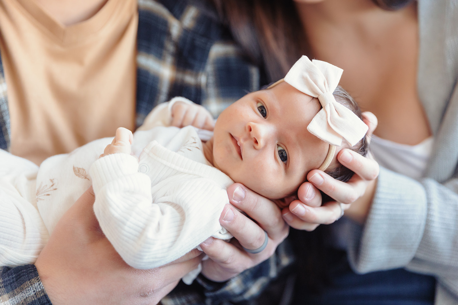 A beautiful In-Home Lifestyle Newborn Session held in Harrod, Ohio.