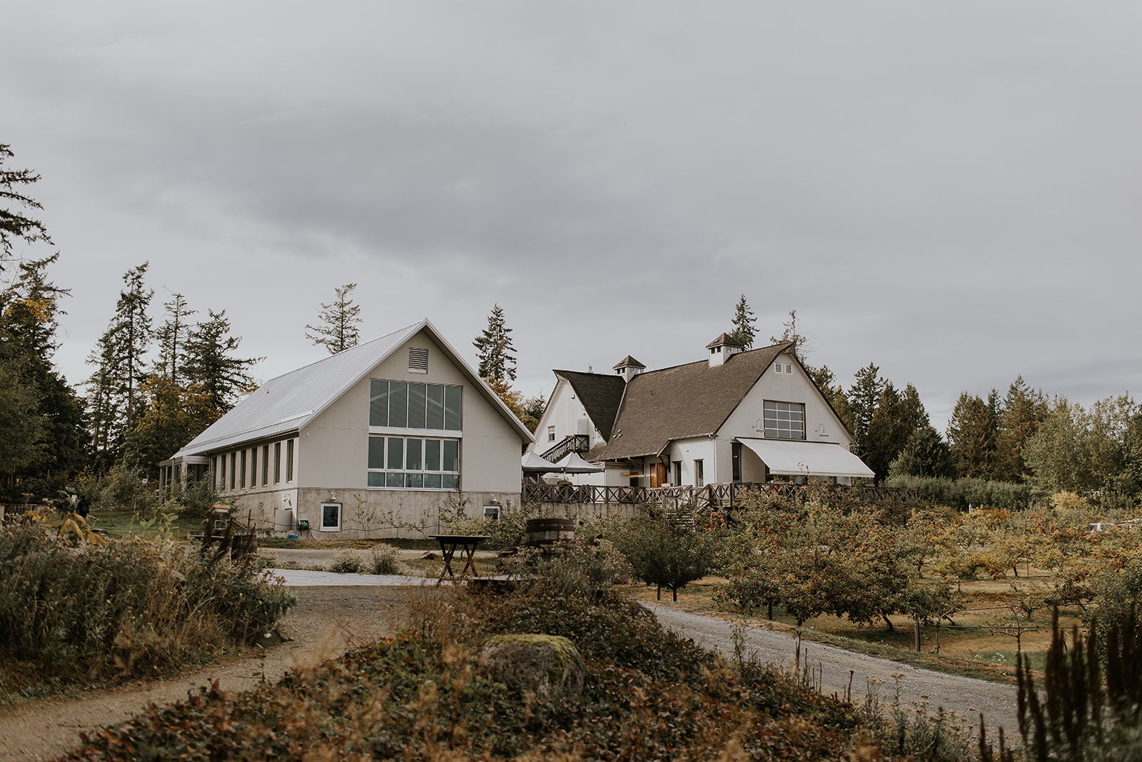 the reception building at Sea Cider Farm and Cidery