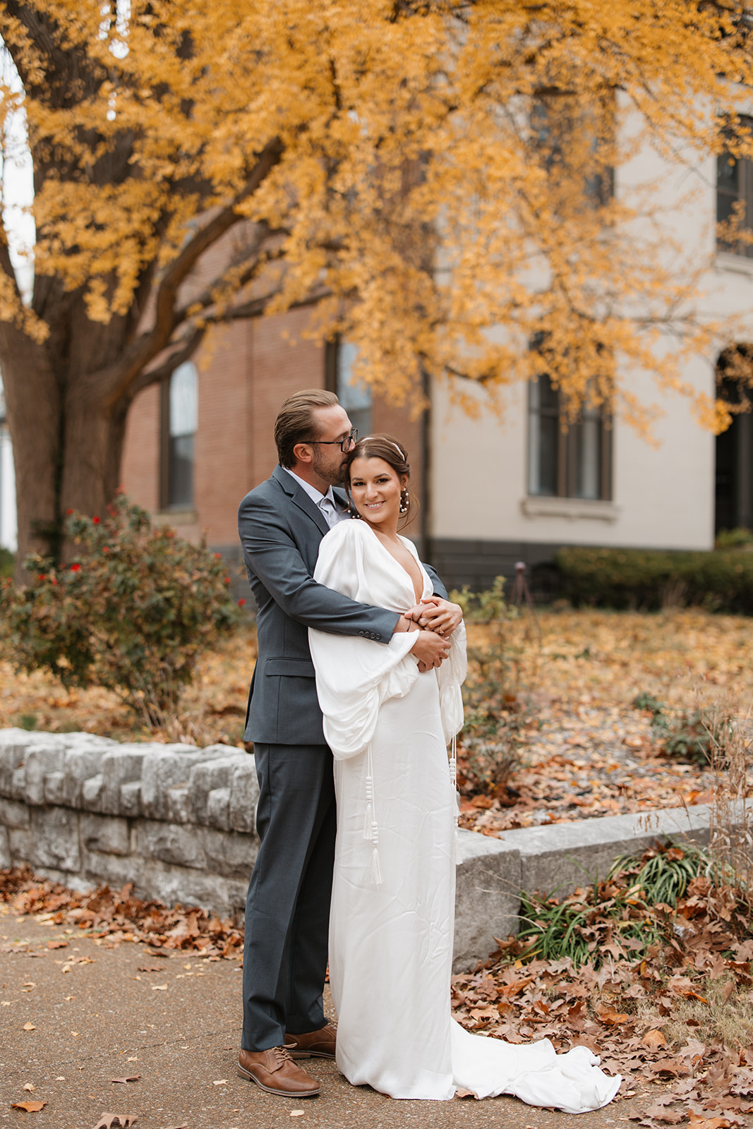 Fall in St. Louis wedding photos