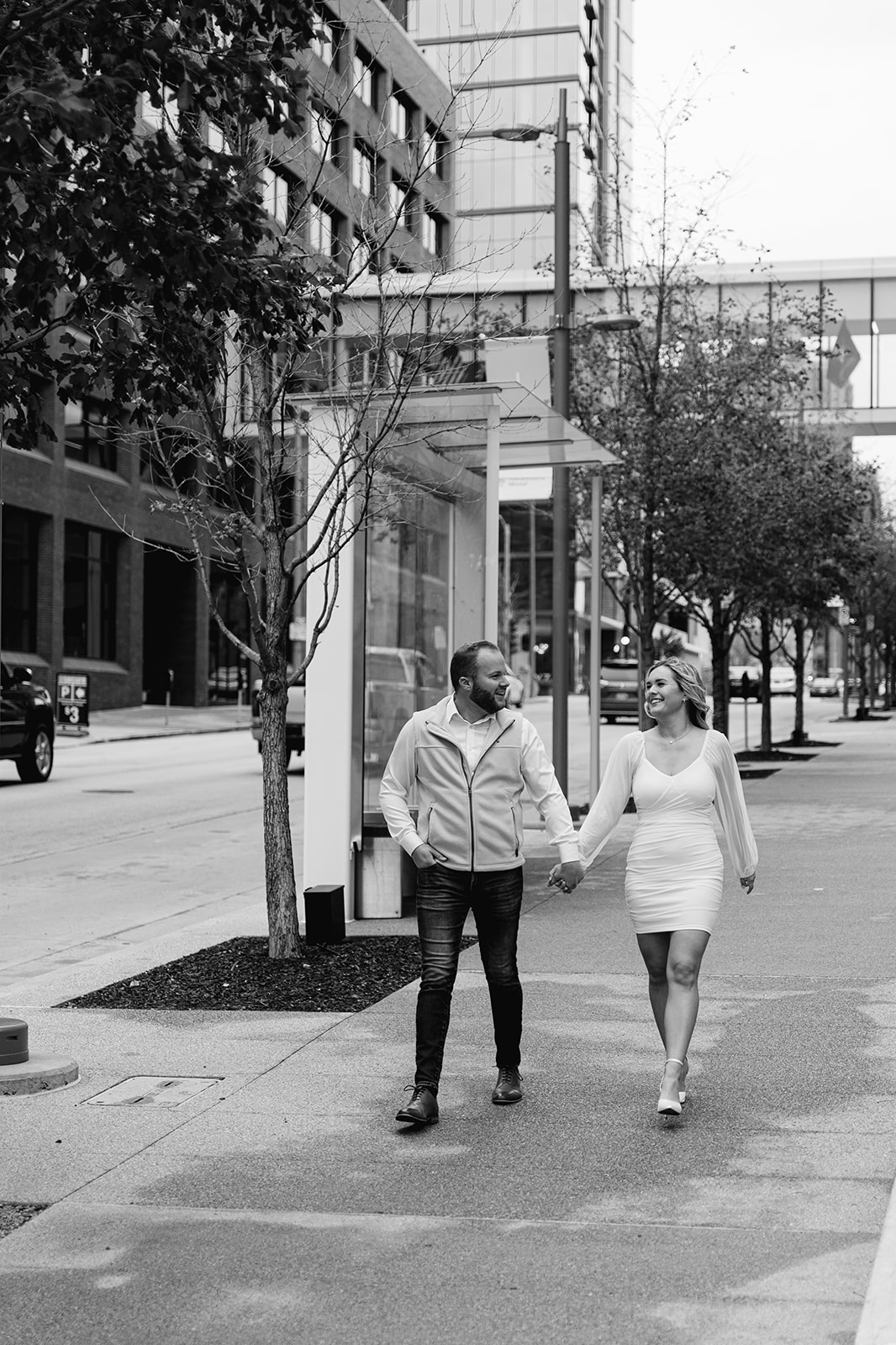 Downtown Milwaukee Engagement Photographer
