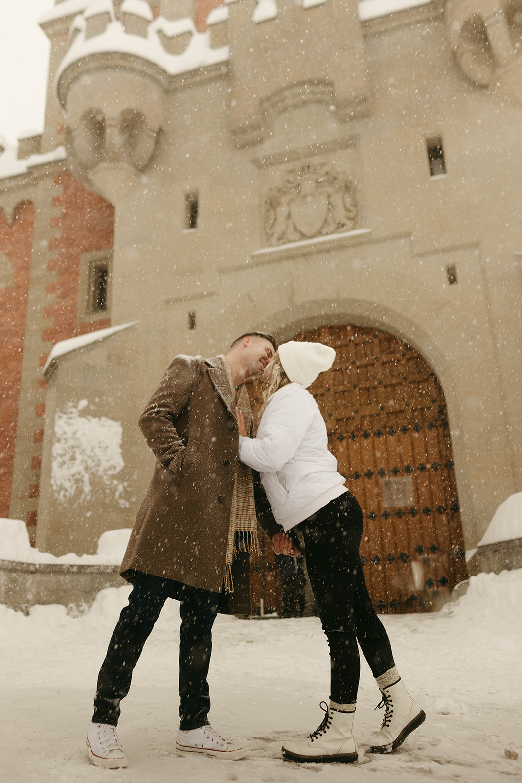 Engagement pictures at Neuschwanstein castle