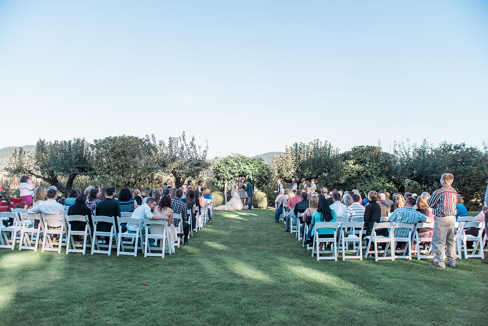 Maplehurst farm wedding ceremony photo