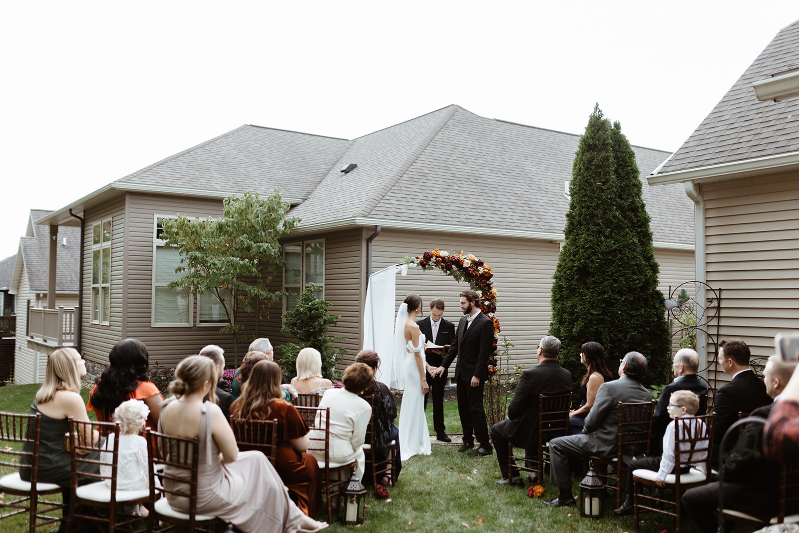 A bride and groom say "I do" in Arlington, Virginia