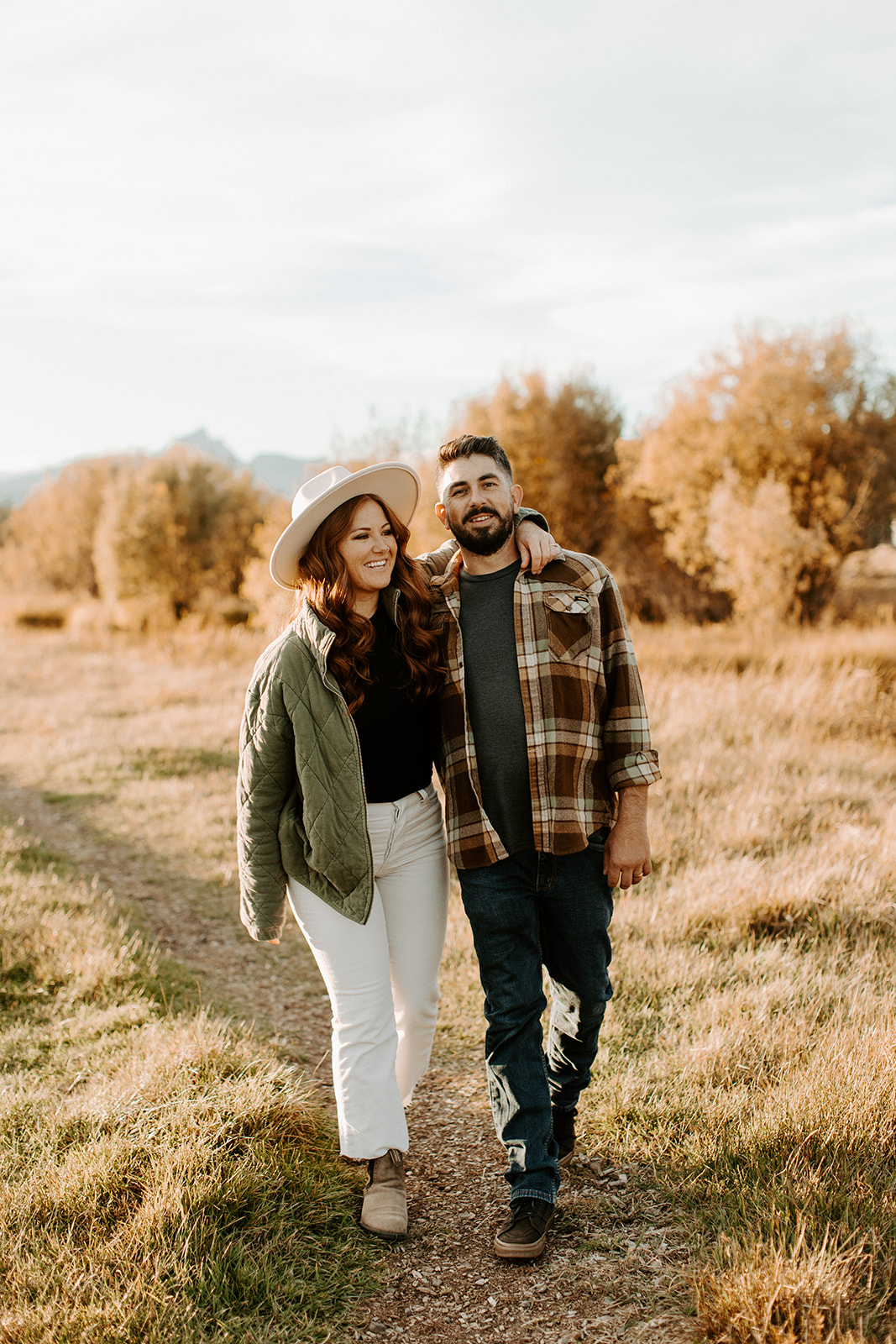 couples Engagement session in sister Oregon 