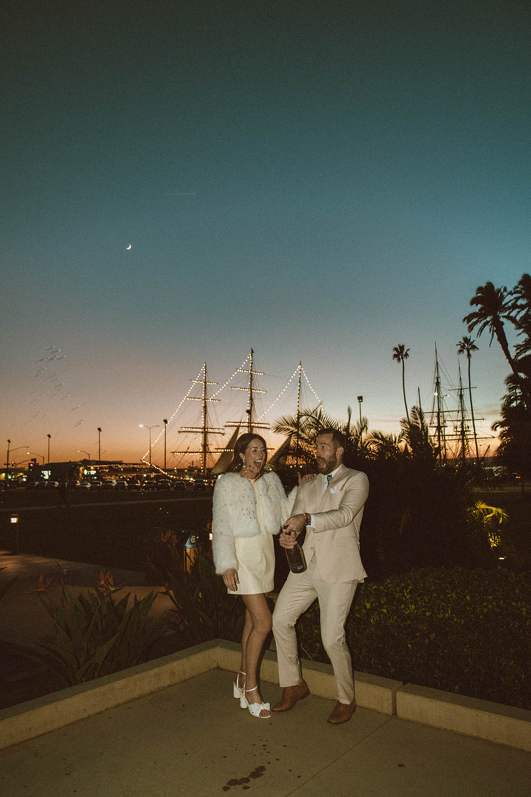 san diego sunset courthouse elopement