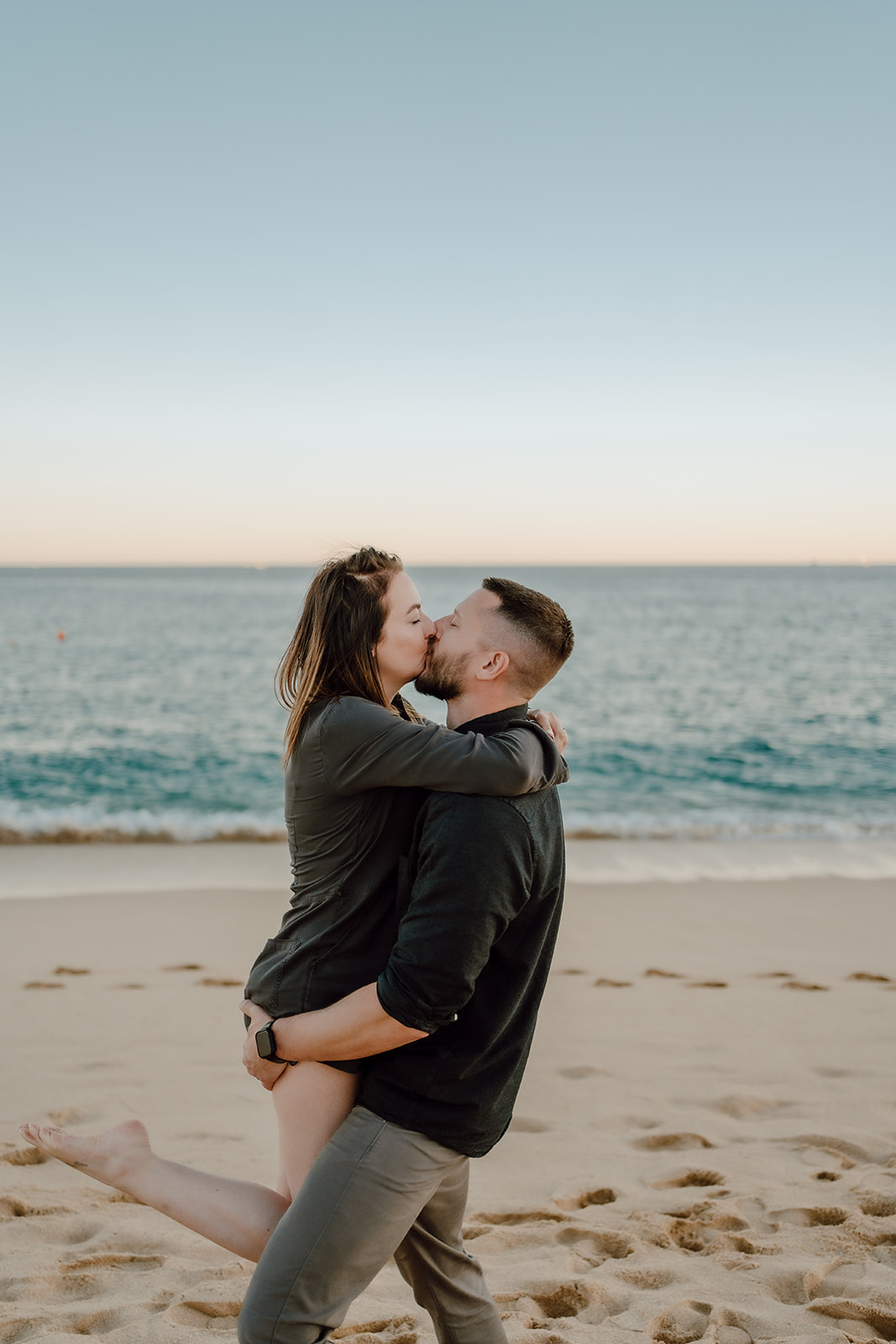 Couples photography on beach in Cabo, Mexico