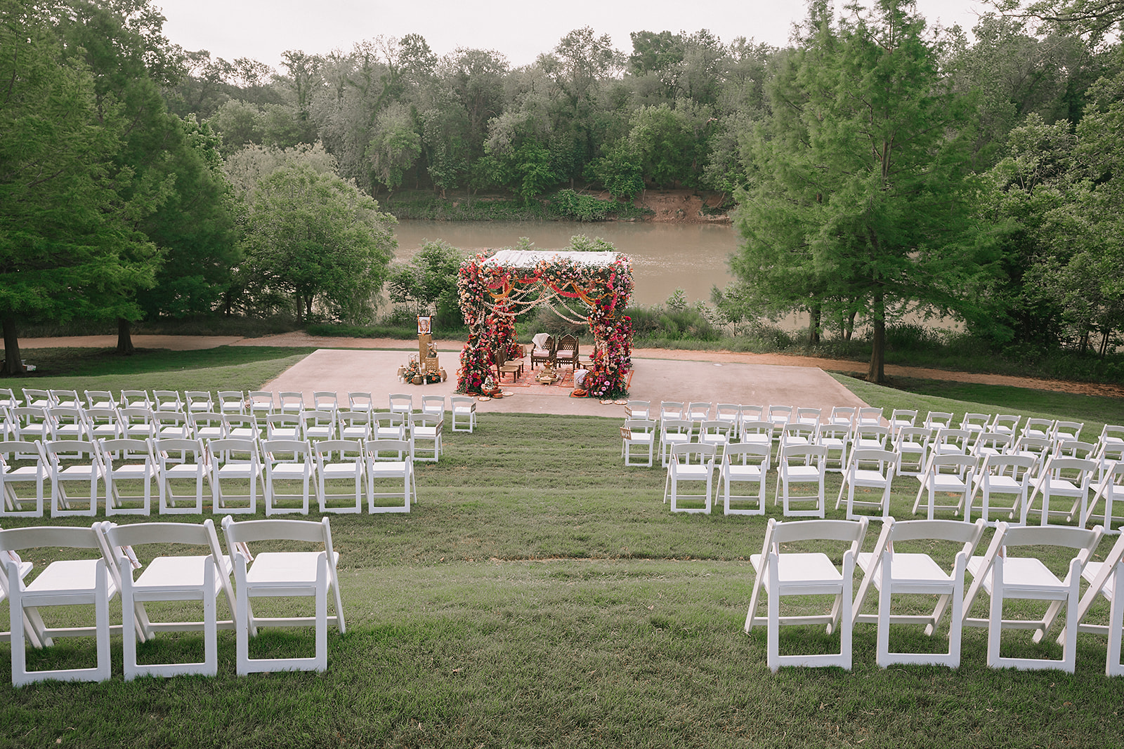 Hyatt Lost Pines Outdoor Wedding Ceremony Photography