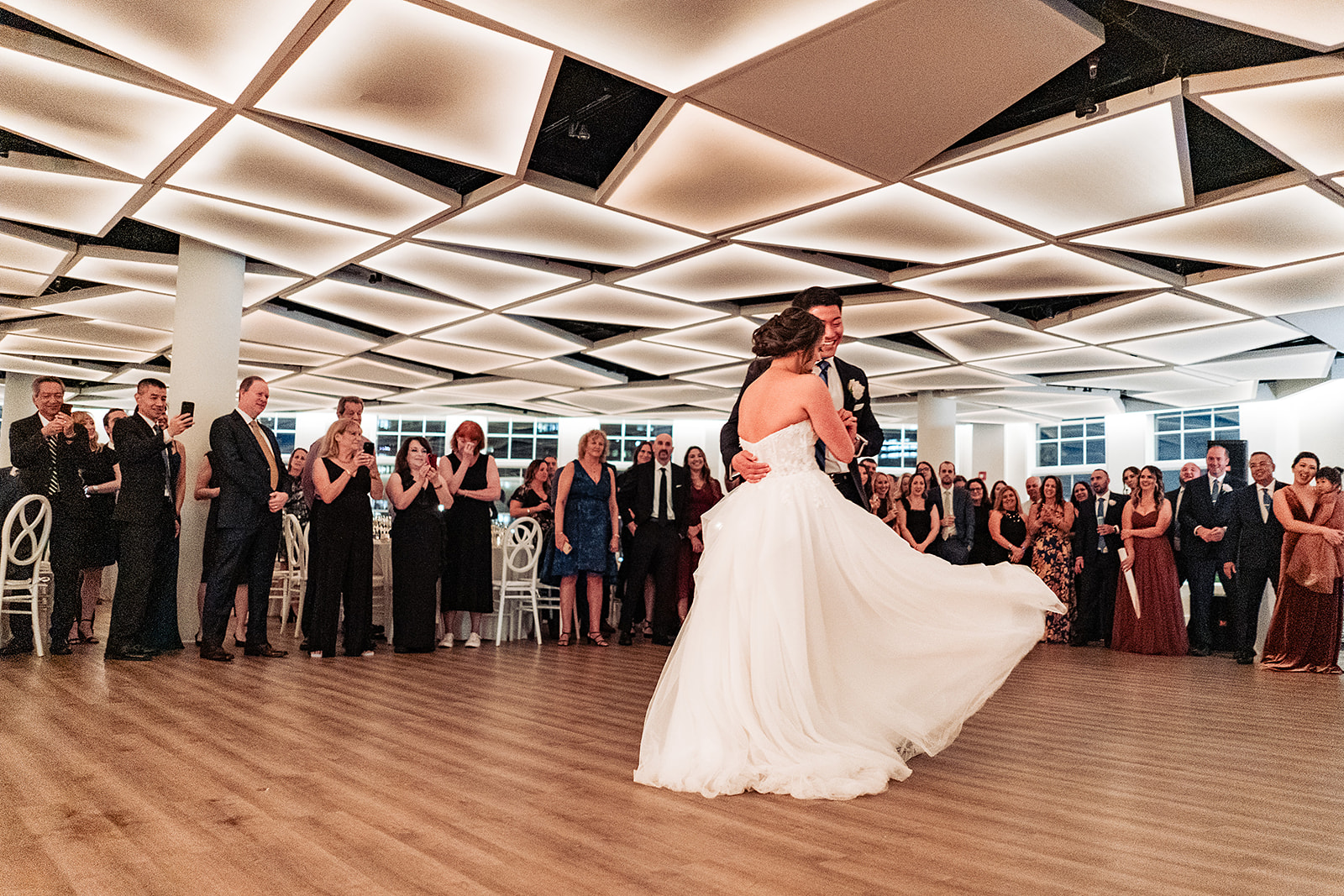 first dance at parc in jersey city wedding