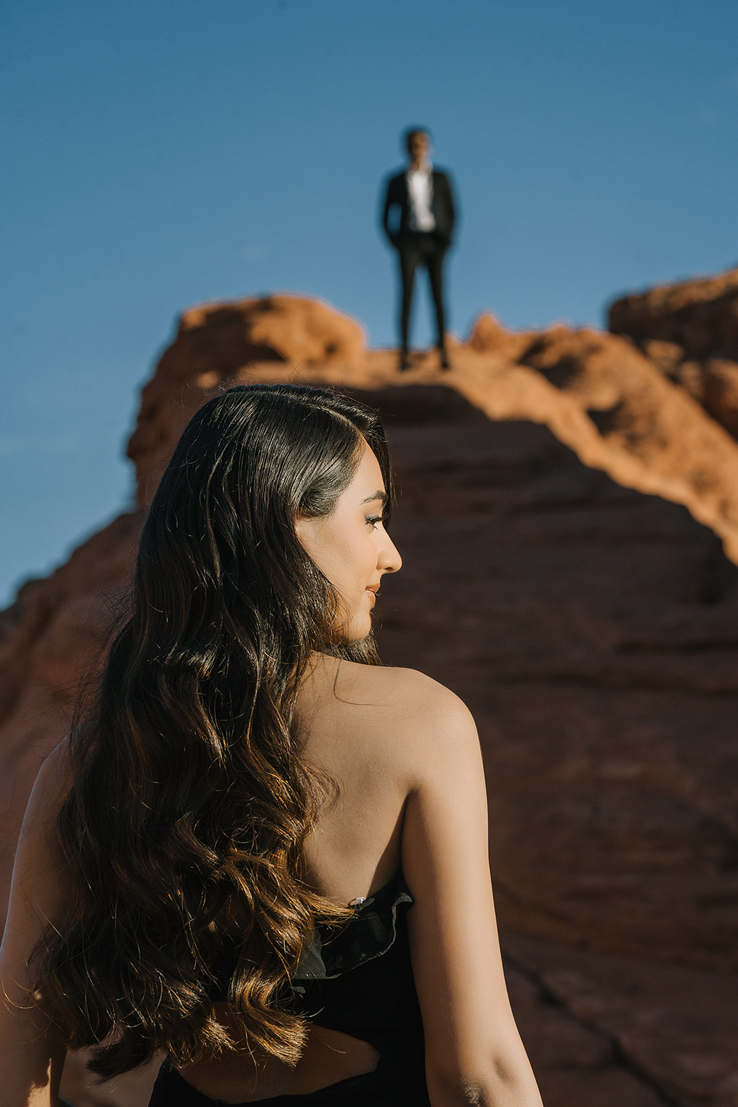 Valley of fire engagement photos las vegas