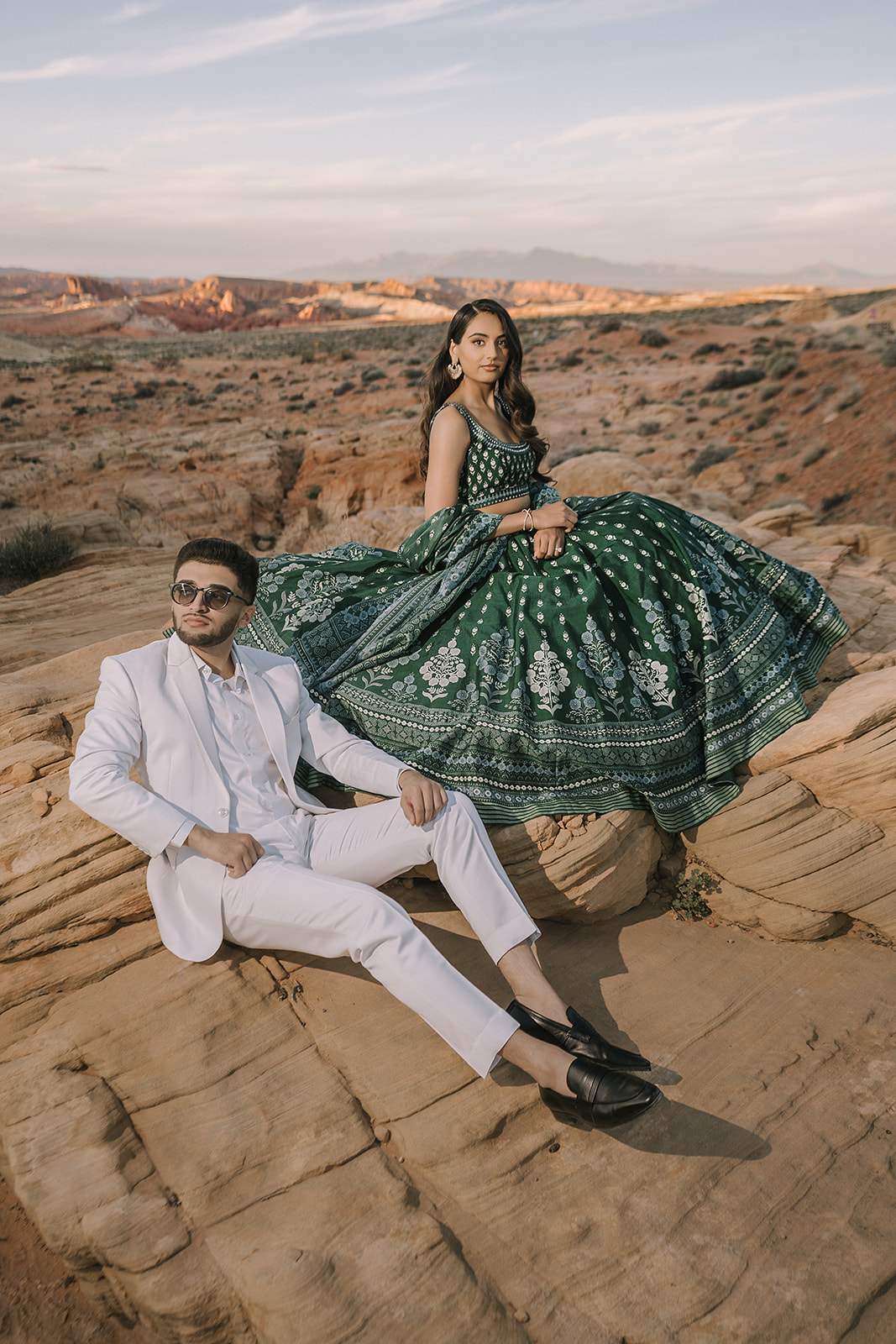 Valley of fire engagement photos las vegas