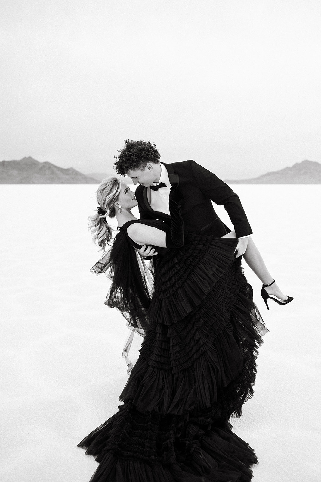 Couple’s first dance captured by Utah photographer on the Salt Flats